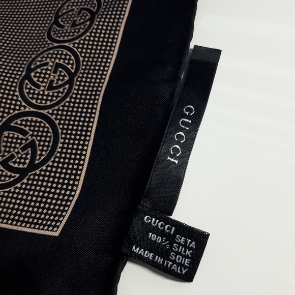 Gucci GG print silk scarf - Picture 4 of 4